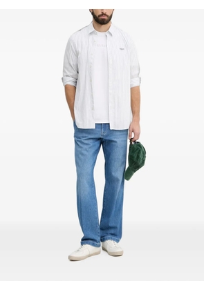 GUESS USA logo-patch straight-leg jeans - Blue