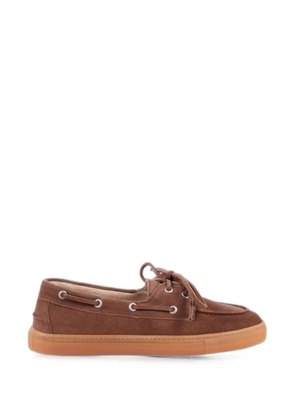 Copenhagen suede boat shoes - Brown