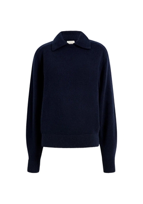 KHAITE Jackson sweater in midnight navy - Blue