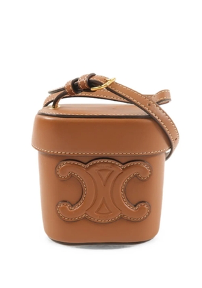 Celine Pre-Owned Cuir Triomphe Box shoulder bag - Brown