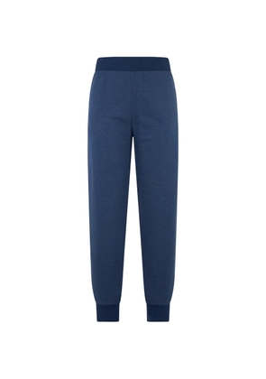 Moschino logo-print track pants - Blue