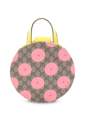 Gucci Pre-Owned 2010s GG Supreme smiley-print handbag - Neutrals