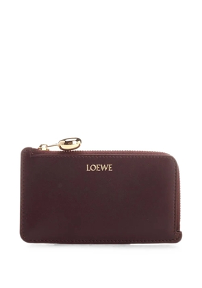 LOEWE Pebble leather wallet - Red