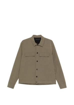 Low Brand flap-pocket long-sleeve shirt - Green