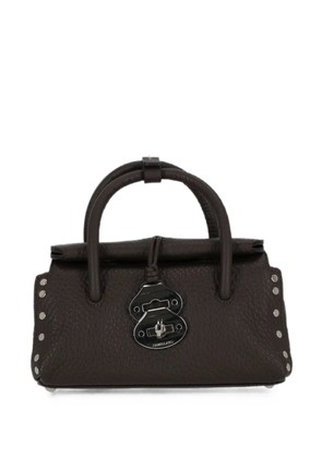 Zanellato baby Dotta® studded tote bag - Brown