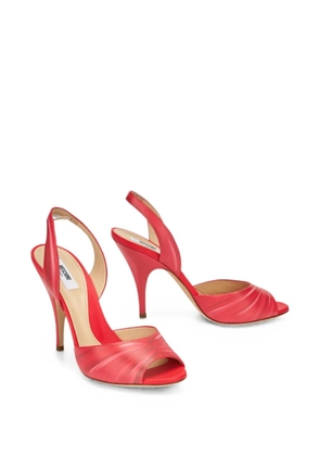 Moschino slingback sandals - Red