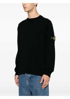 Stone Island raglan-sleeves sweater - Black