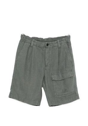 C.P. Company pleated cargo shorts - Green