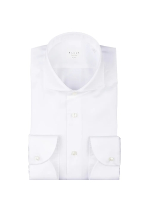 Xacus spread-collar button-down shirt - White