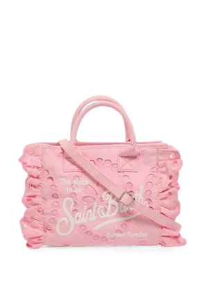 MC2 Saint Barth Colette ruffled sangallo handbag - Pink