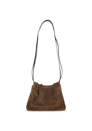 Brunello Cucinelli suede drawstring shoulder bag - Brown