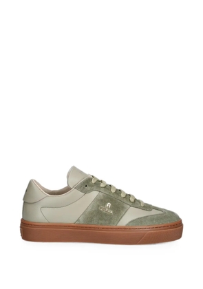 Furla logo-plaque low-top sneakers - Green