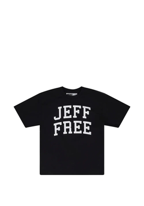 SP5DER slogan-print T-shirt - Black