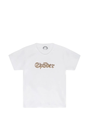 SP5DER logo-print T-shirt - White