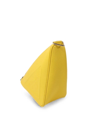 Prada Pre-Owned triangle cross body bag - Yellow
