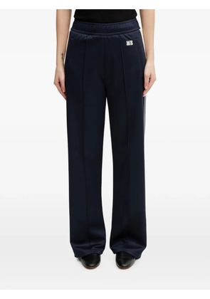 Wales Bonner Anthem side-stripe track pants - Blue
