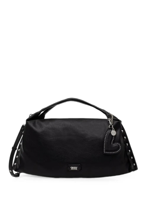DKNY Rocco studded heart-charm shoulder bag - Black
