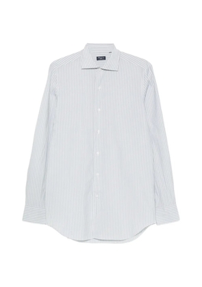 Finamore 1925 Napoli vertical-stripe long-sleeve shirt - Green