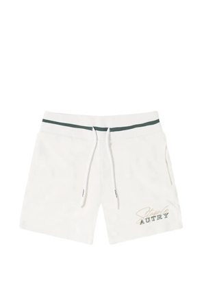 Autry logo-embroidered track shorts - Neutrals