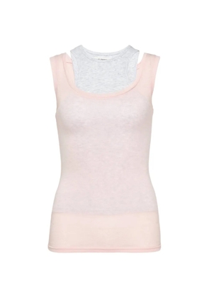 GLOWNY layered top - Pink