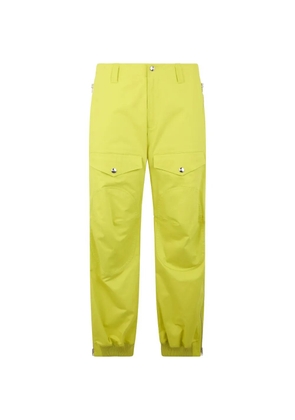 Moschino elasticated-cuff straight-leg trousers - Yellow