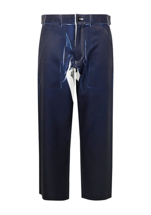 Comme Des Garçons Shirt cropped trousers - Blue