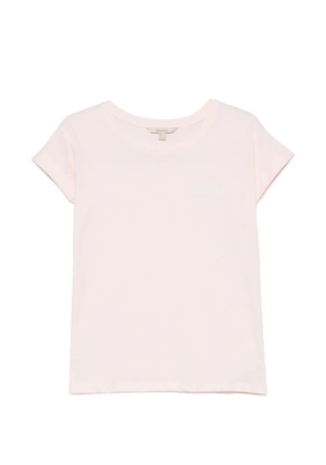 Barbour logo-embroidered short-sleeve T-shirt - Pink