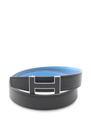 Hermès Pre-Owned 2016 Constance H reversible belt - Blue