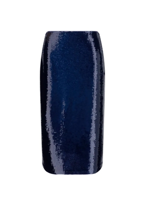 TOM FORD sequin-embellished pencil skirt - Blue