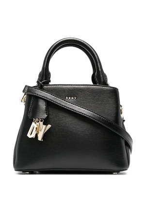 DKNY Paige logo-charm crossbody-bag - Black