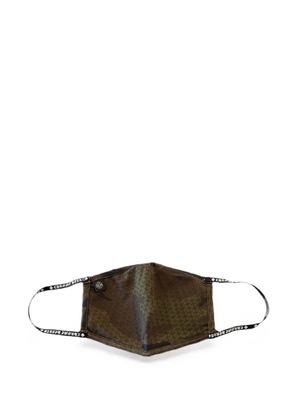 Chrome Hearts Cross Plus camo-print face mask - Brown