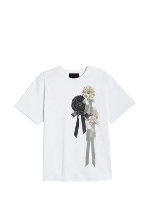 Simone Rocha rosette-print T-shirt - White
