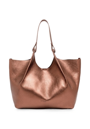 GIANNI CHIARINI large Dua leather shoulder bag - Brown