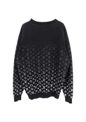 Louis Vuitton Pre-Owned monogram-pattern sweater - Black
