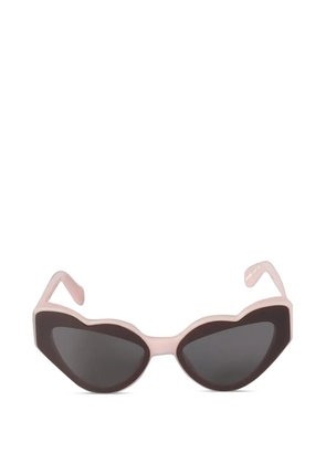 Fiorucci heart cat-eye sunglasses - Pink