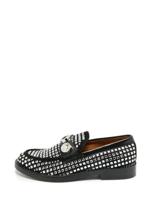 Burberry Pre-Owned Broadbrook crystal-embellished loafers - Silver