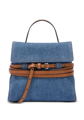 Moschino Tie Me small clutch - Blue