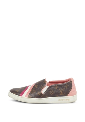 Louis Vuitton Pre-Owned Frontrow Monogram canvas sneakers - Brown