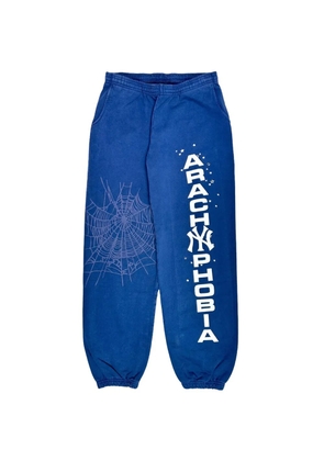 SP5DER Arach NY Phobia track pants - Blue