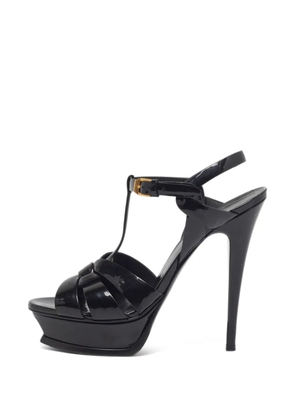 Saint Laurent Pre-Owned Tribute platform sandals - Black
