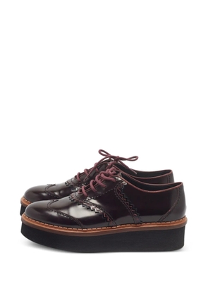 Tod's Vintage platform derby shoes - Brown