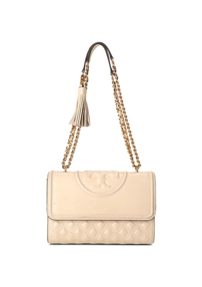 Tory Burch matelassé leather shoulder bag - Neutrals