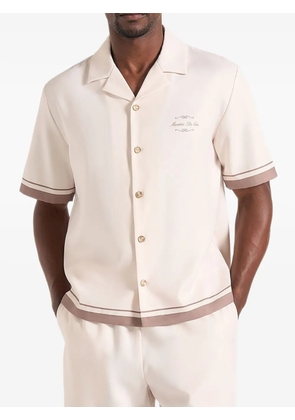 Manière De Voir baroque resort shirt - Neutrals