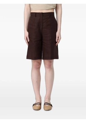 Colmar linen shorts - Brown