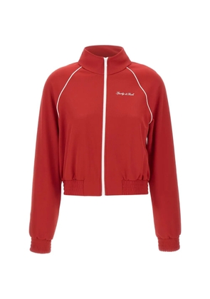 Sporty & Rich logo-embroidered raglan-sleeve sweater