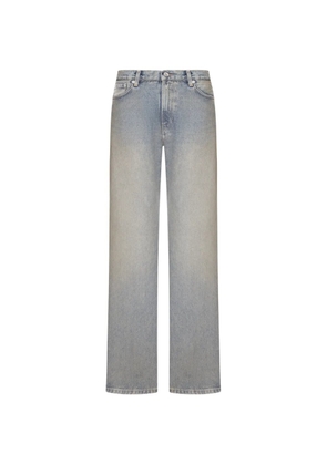 Haikure washed straight-leg jeans - Blue