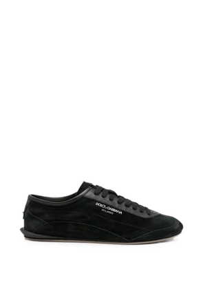 Dolce & Gabbana panelled logo-print sneakers - Black