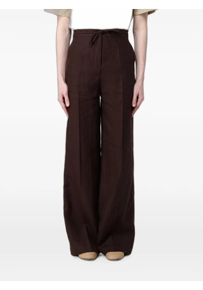 Colmar drawstring palazzo pants - Brown