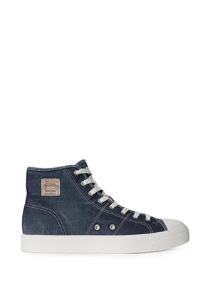 Polo Ralph Lauren Ayers high-top canvas sneakers - Blue