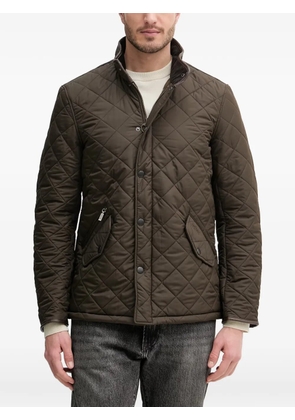 Barbour Powell quilted high-neck jacket - Brown